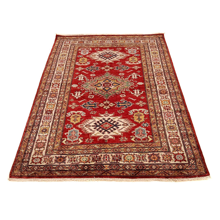 Supreme Kazak Carpet 4' 1" x 5' 7" - No. AL70097