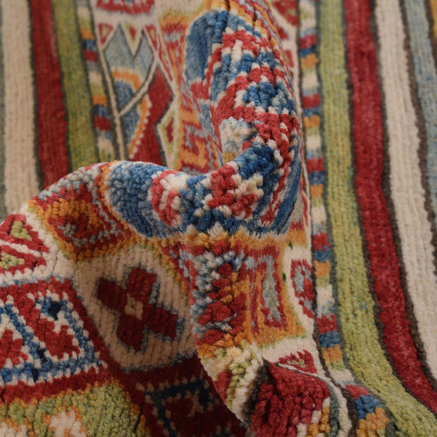 Hand Knotted Khurjeen Oriental Rug 3' 11" x 5' 9" - No. AL71601