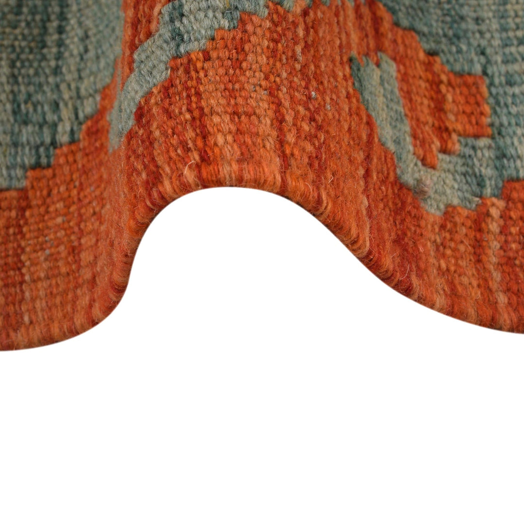 Hand Knotted Afghan Style Kilim 5' 6" x 7' 10" - No. AL42610