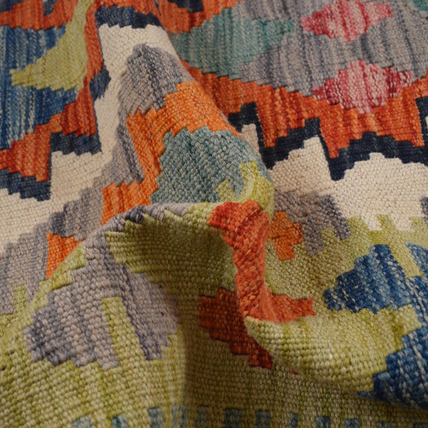 Hand Knotted Afghan Style Kilim 5' 6" x 7' 10" - No. AL42610