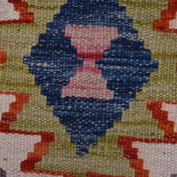 Handmade Turkish Design Wool Kilim Runner 2' 7" x 7' 10" - No. AL89103