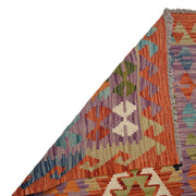 Handmade Turkish Design Wool Kilim Runner 2' 7" x 7' 10" - No. AL89103