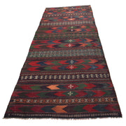 Hand Knotted Sufra Kilem Runner 3' 8" x 10' 0" - No. AL46694