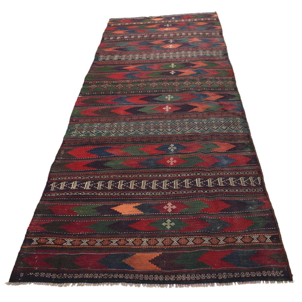 Hand Knotted Sufra Kilem Runner 3' 8" x 10' 0" - No. AL46694