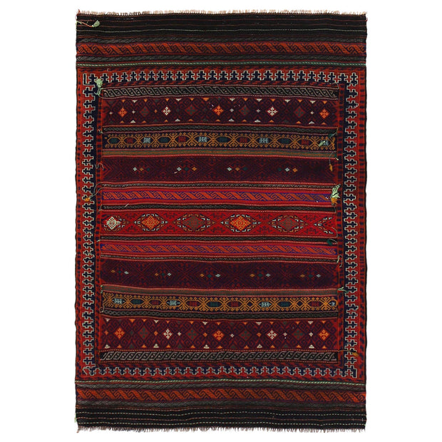 Afghan Laghari Kilim 4' 9" x 6' 10" - No. AL16928
