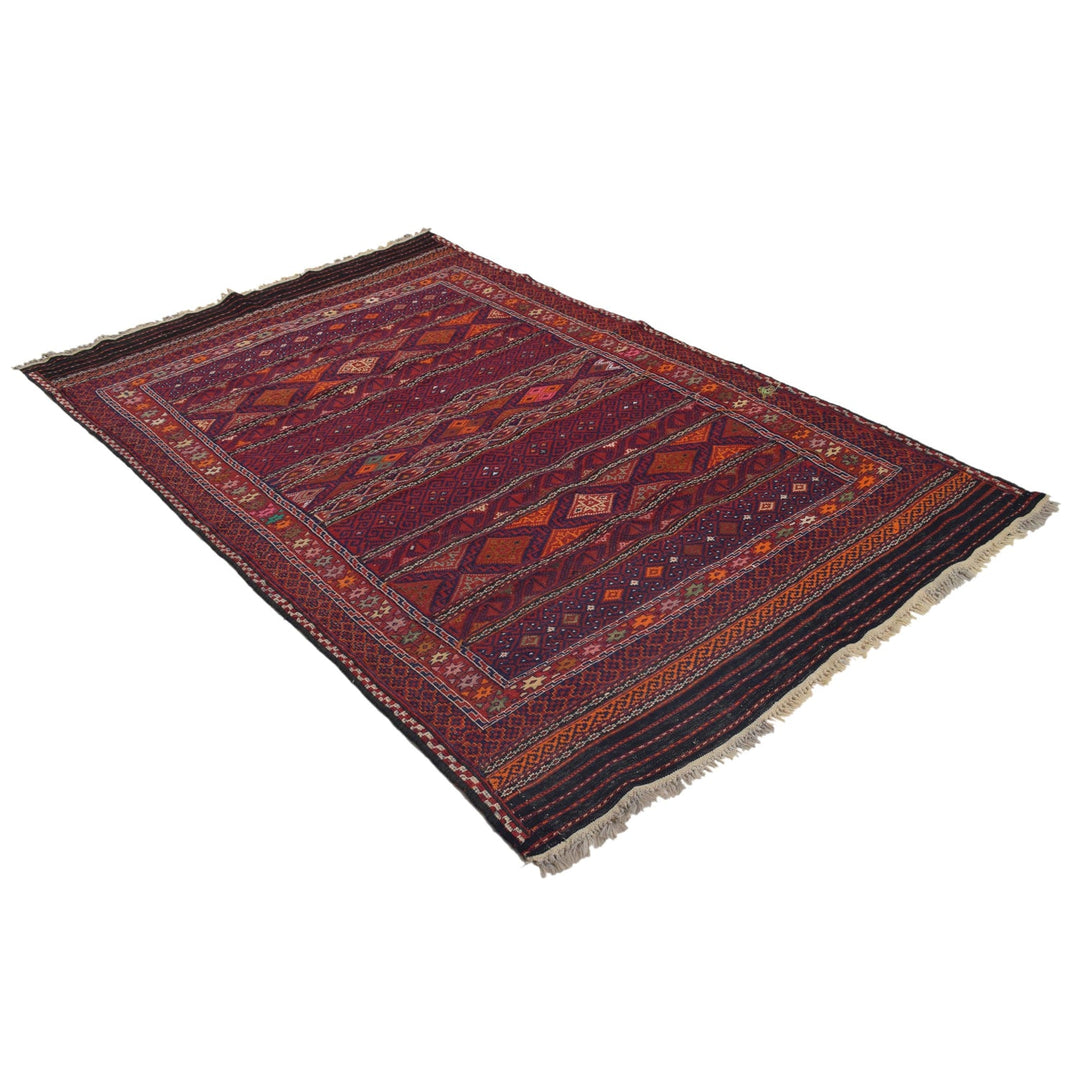 Afghan Laghari Kilim 4' 4" x 7' 3" - No. AL76056