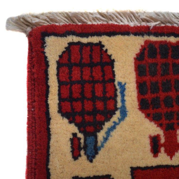 Handcrafted Afghan War Rug 3' 4" x 4' 10" - No. AL84890