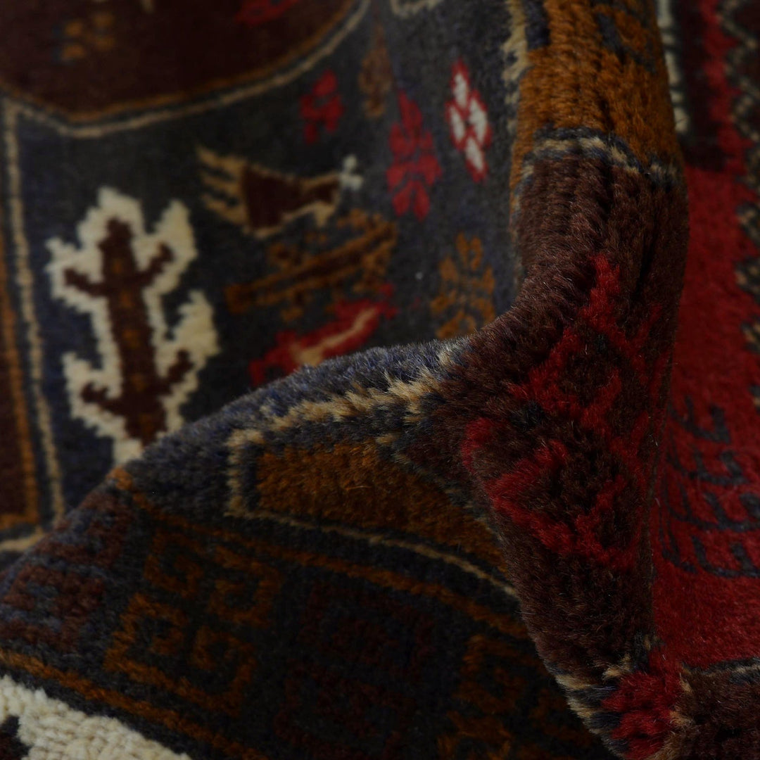 Baluch Small Size Rug 3' 0" x 4' 6" - No. AL95329