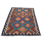 Hand Made Afghan Kilim 3' 5" x 4' 8" - No. AL97710