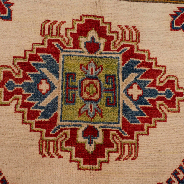 Handmade Kazak Area Rug 4' 0" x 5' 9" - No. AL91843
