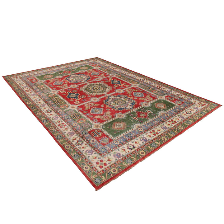 Hand knotted Kazak Carpet 8' 11" x 11' 11" - No. AL45472