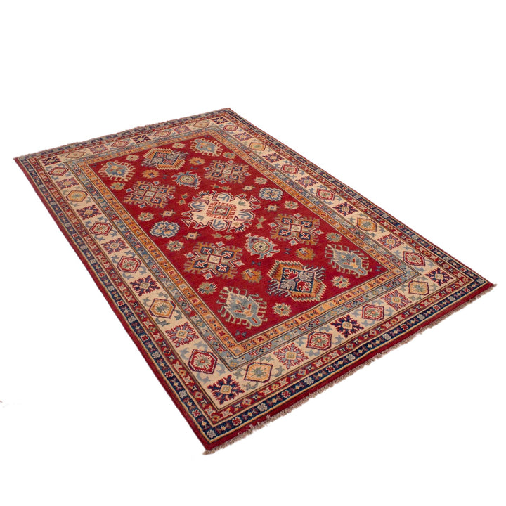 Oriental Kazak Rug 4' 1" x 5' 11" - No. AL47341