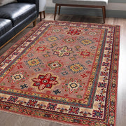 Handmade Kazak Area Rug 4' 0" x 5' 11" - No. AL13838