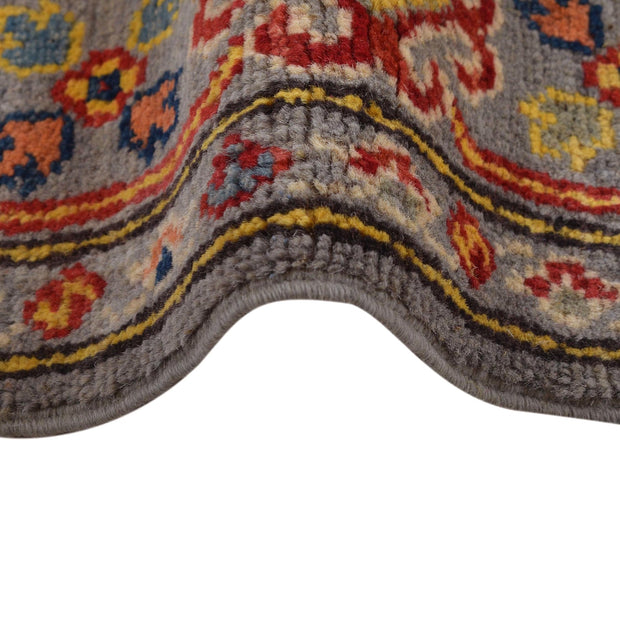 Handmade Kazak Area Rug 4' 0" x 5' 11" - No. AL10886