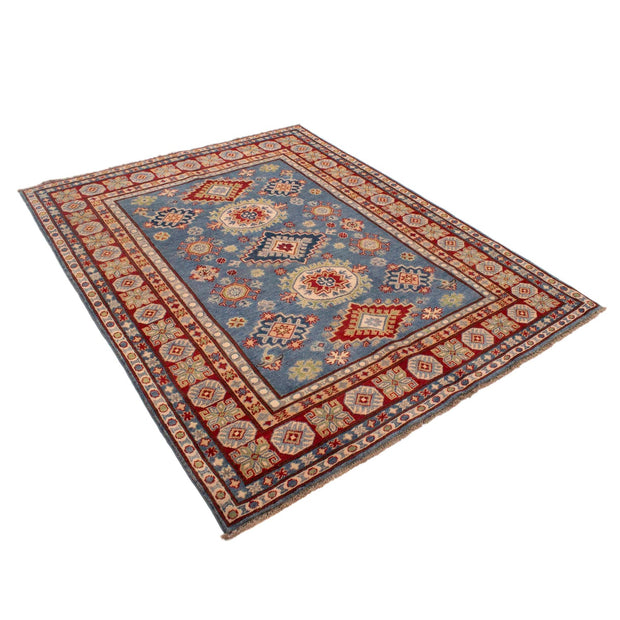 Blue Color Kazak Rug 5' 1" x 6' 7" - No. AL68849