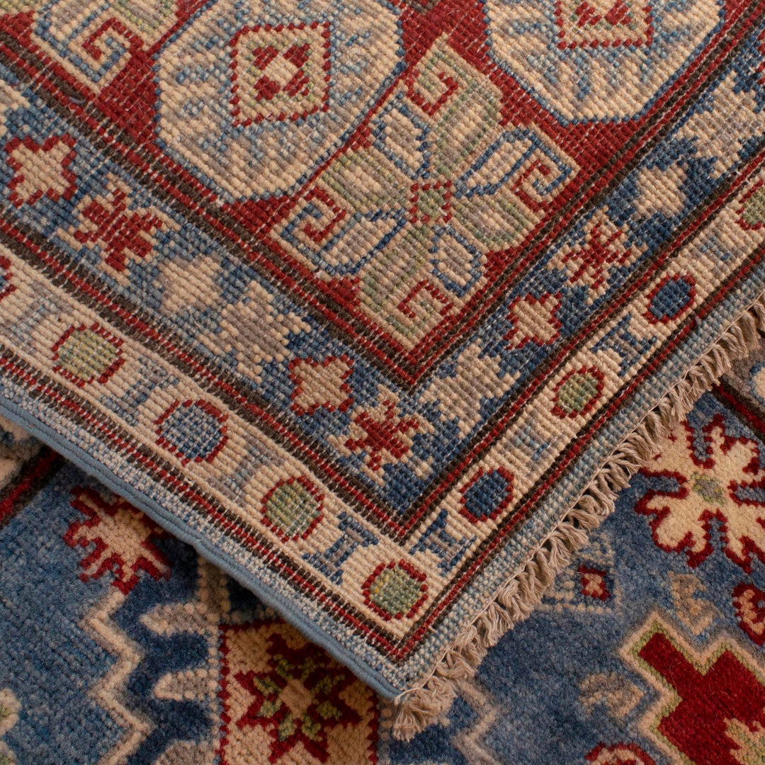 Blue Color Kazak Rug 5' 1" x 6' 7" - No. AL68849