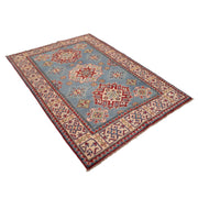 Handmade Kazak Area Rug 4' 6" x 6' 5" - No. AL99247