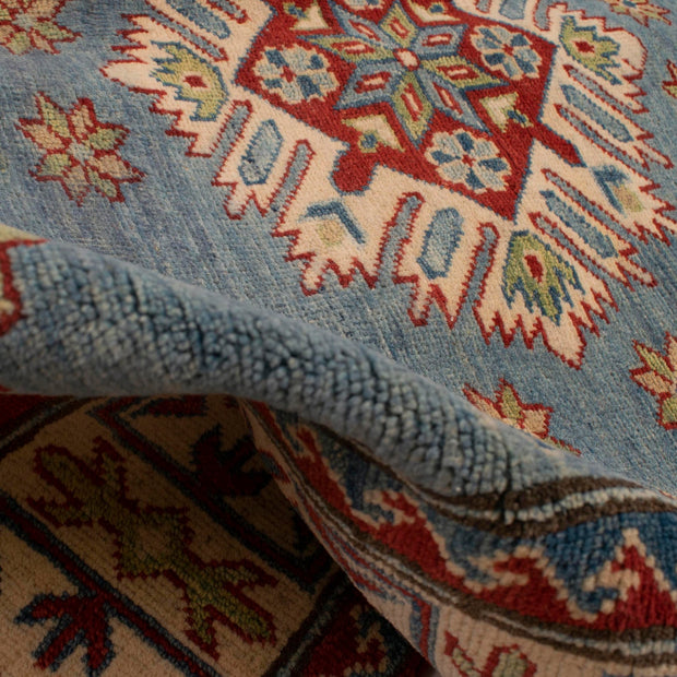 Handmade Kazak Area Rug 4' 6" x 6' 5" - No. AL99247