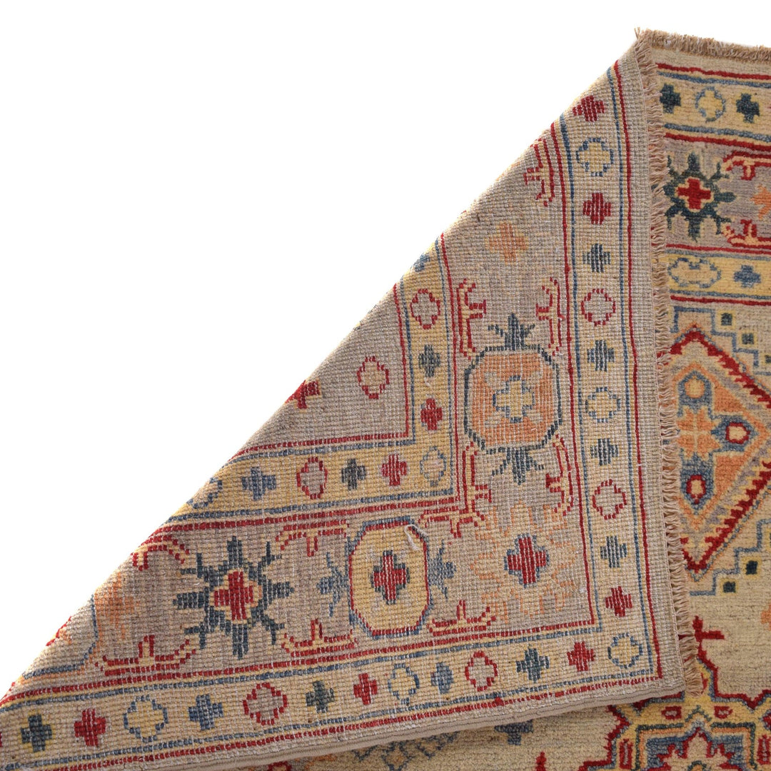 Handmade Kazak Area Rug 4' 1" x 6' 1" - No. AL47954