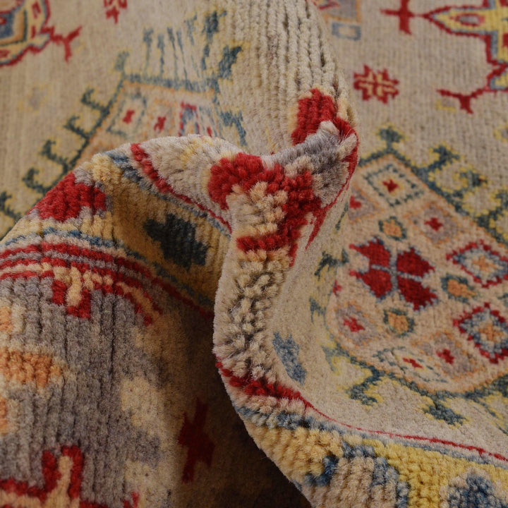 Handmade Kazak Area Rug 4' 1" x 6' 1" - No. AL47954