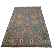 Handmade Kazak Area Rug 3' 10" x 6' 4" - No. AL13739