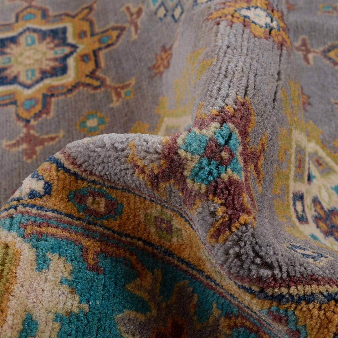 Handmade Kazak Area Rug 3' 10" x 6' 4" - No. AL13739