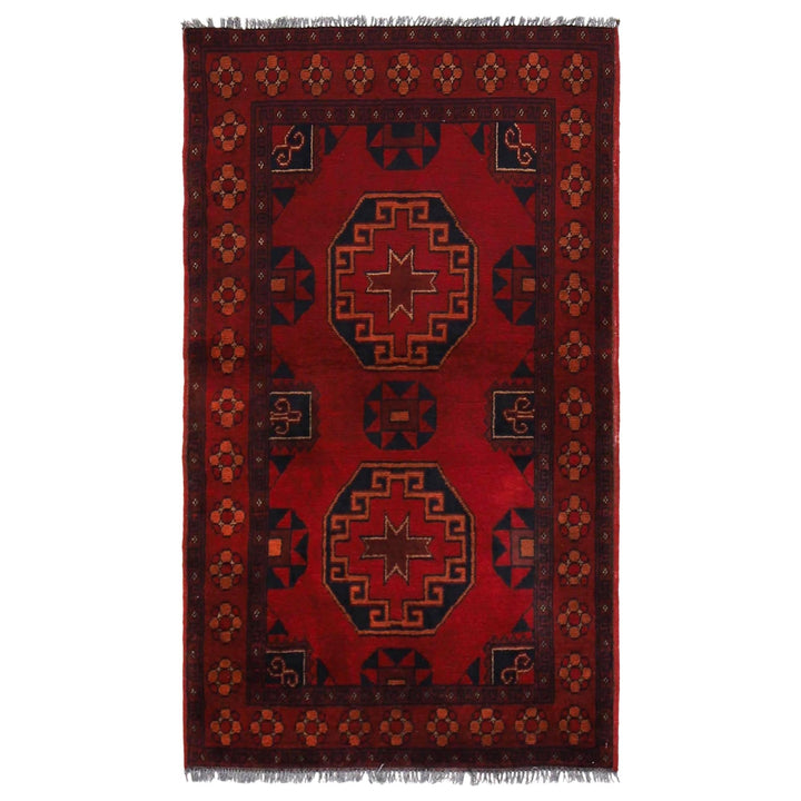 Handwoven Khal Mohammadi Afghan Carpet 2' 5" x 4' 2" - No. AL19490
