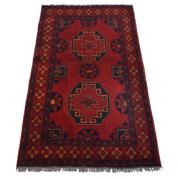 Handwoven Khal Mohammadi Afghan Carpet 2' 5" x 4' 2" - No. AL19490