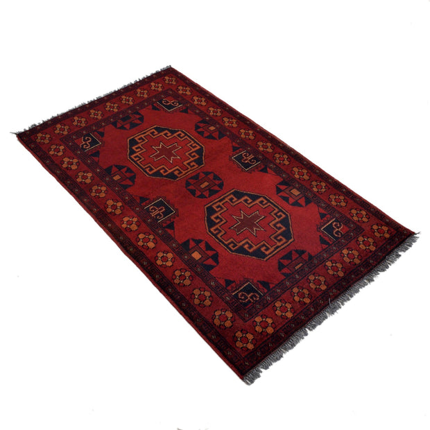 Handwoven Khal Mohammadi Afghan Carpet 2' 5" x 4' 2" - No. AL19490
