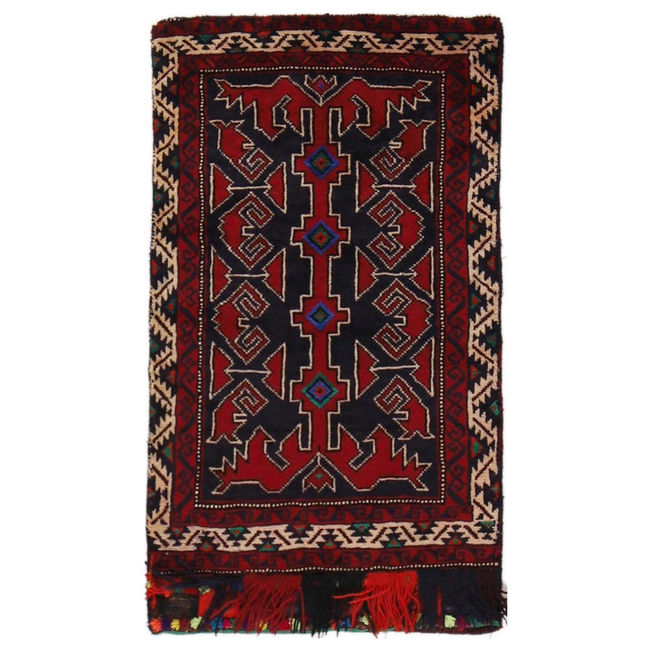 Afghan Balisht Cushion Rug 1' 8" x 3' 0" - No. AL36656