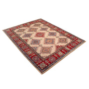 Hand knotted Kazak Carpet 5' 1" x 6' 5" - No. AL53196