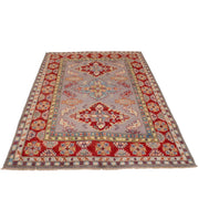 Hand Knotted Kazak Oriental Rug 5' 0" x 6' 7" - No. AL64716