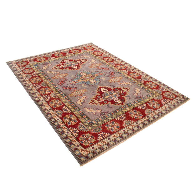 Hand Knotted Kazak Oriental Rug 5' 0" x 6' 7" - No. AL64716