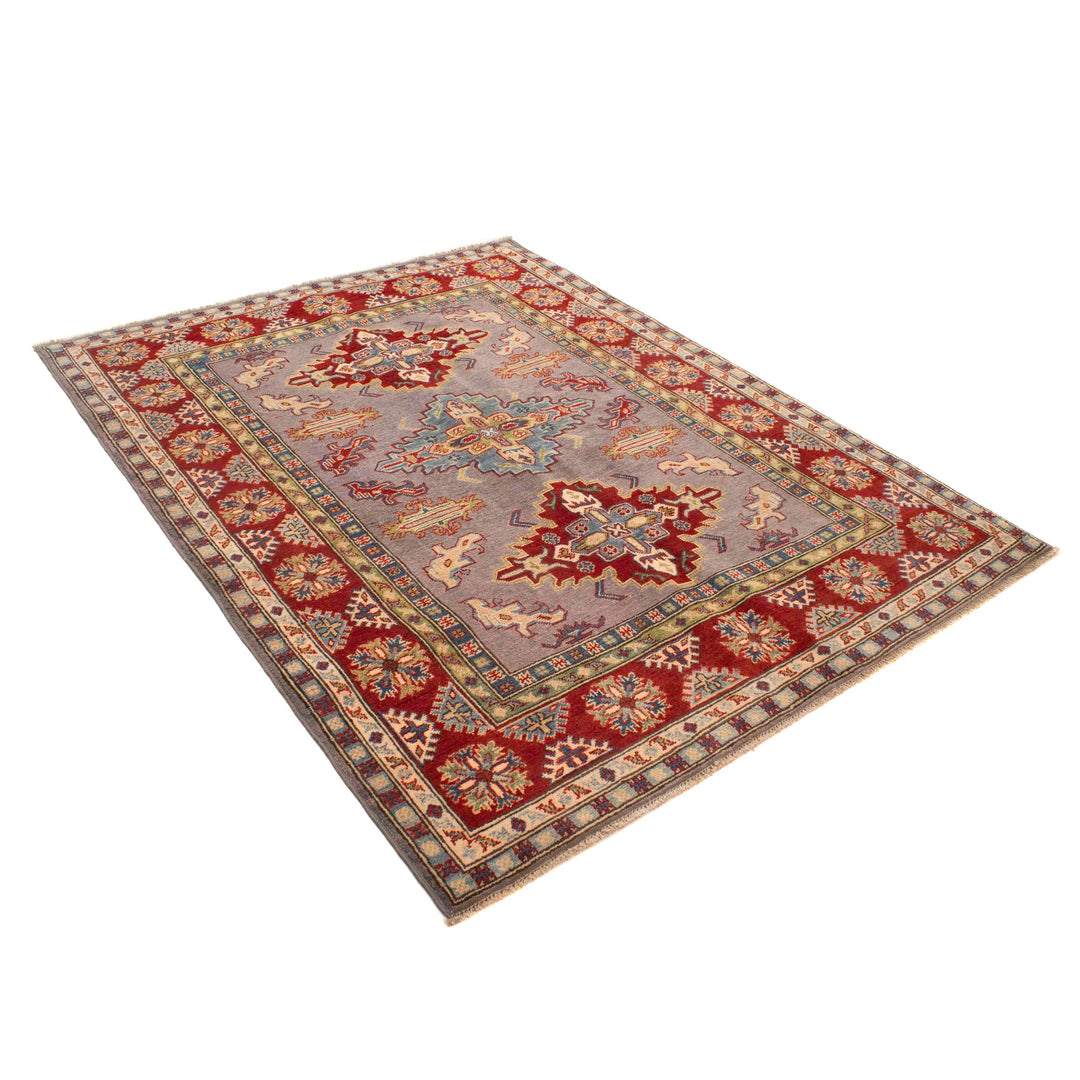 Gray Color Kazak Rug 5' 0" x 6' 7" - No. AL16749