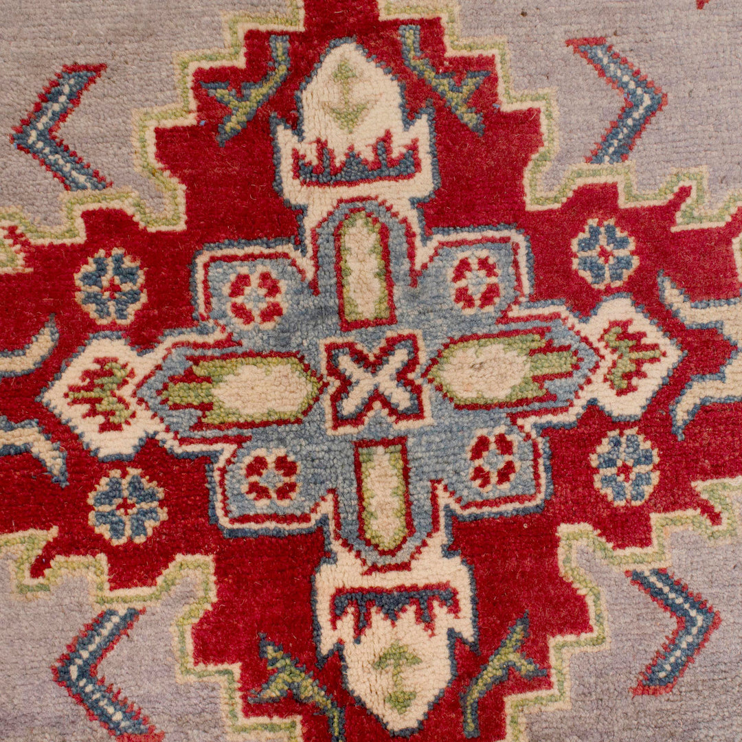 Gray Color Kazak Rug 5' 0" x 6' 7" - No. AL16749