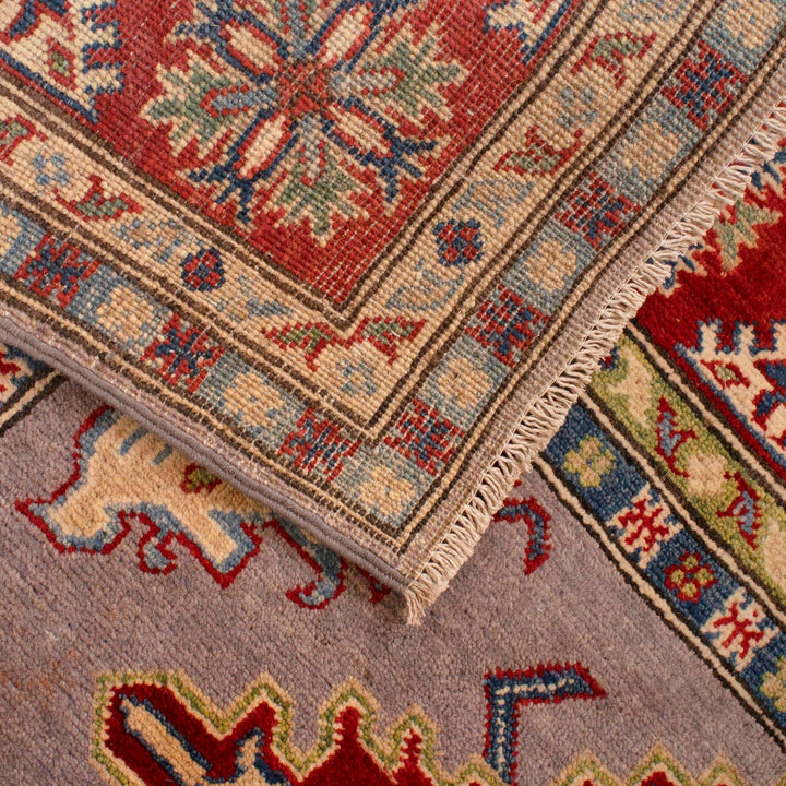 Hand Knotted Kazak Oriental Rug 5' 0" x 6' 7" - No. AL64716