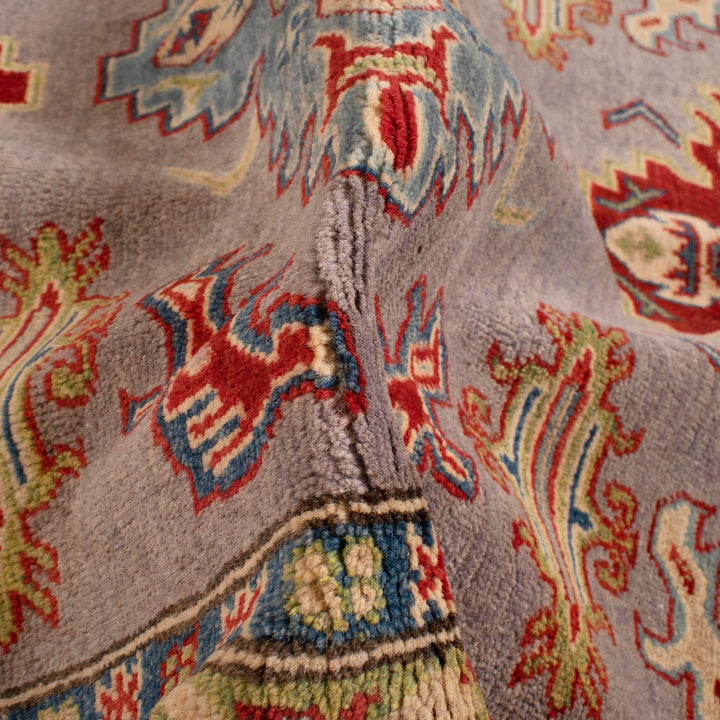 Hand Knotted Kazak Oriental Rug 5' 0" x 6' 7" - No. AL64716