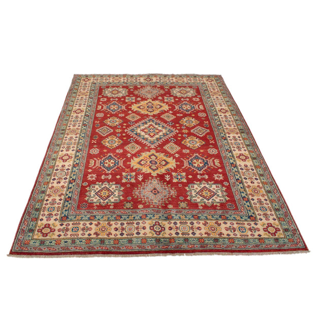 Red Color Kazak Rug 5' 0" x 6' 9" - No. AL77773