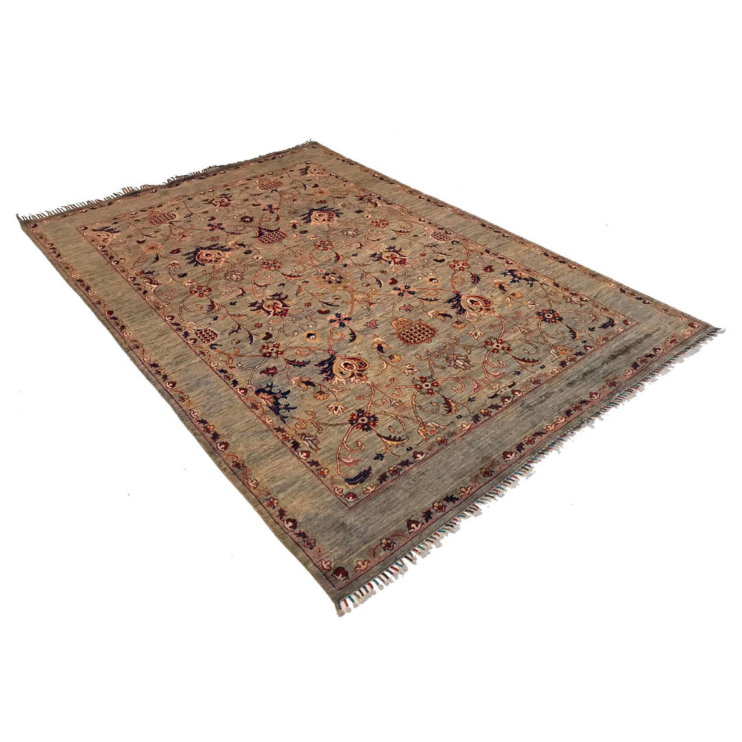 Hand Knotted Sultani Modern Rug 6' 6" x 9' 5" - No. AL94582