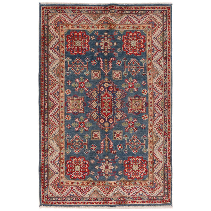 Blue Kazak Rug 3' 11" x 5' 11" - No. AL21958