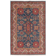 Blue Kazak Rug 3' 11" x 5' 11" - No. AL21958
