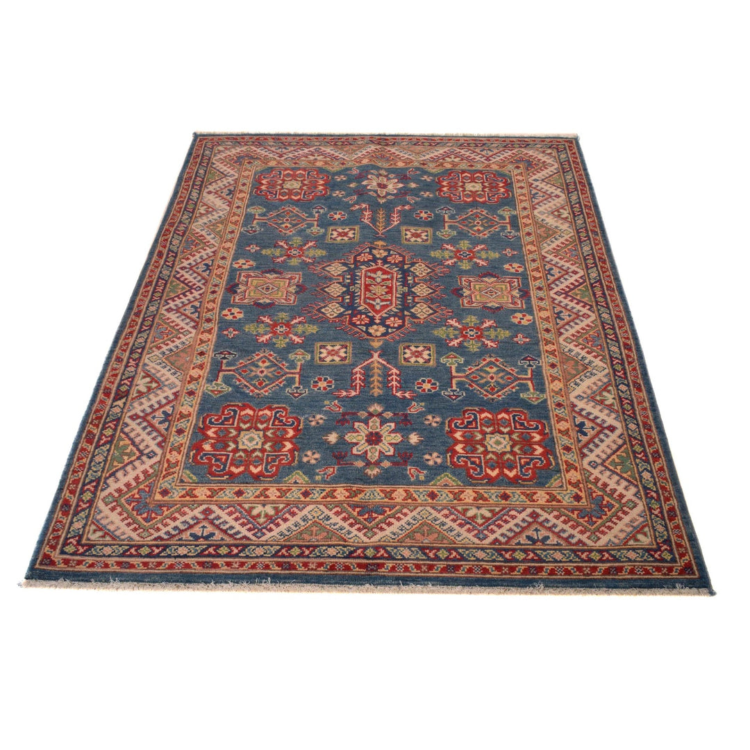 Blue Kazak Rug 3' 11" x 5' 11" - No. AL21958