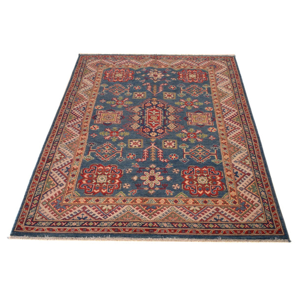 Blue Kazak Rug 3' 11" x 5' 11" - No. AL21958