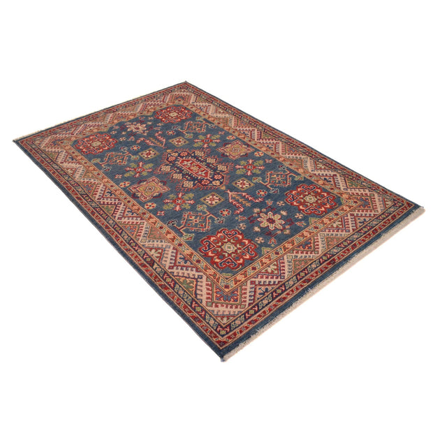 Blue Kazak Rug 3' 11" x 5' 11" - No. AL21958