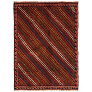 Tribal Baloch Rug 3' 5" x 4' 4" - No. AL60051
