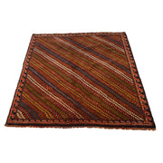 Tribal Baloch Rug 3' 5" x 4' 4" - No. AL60051