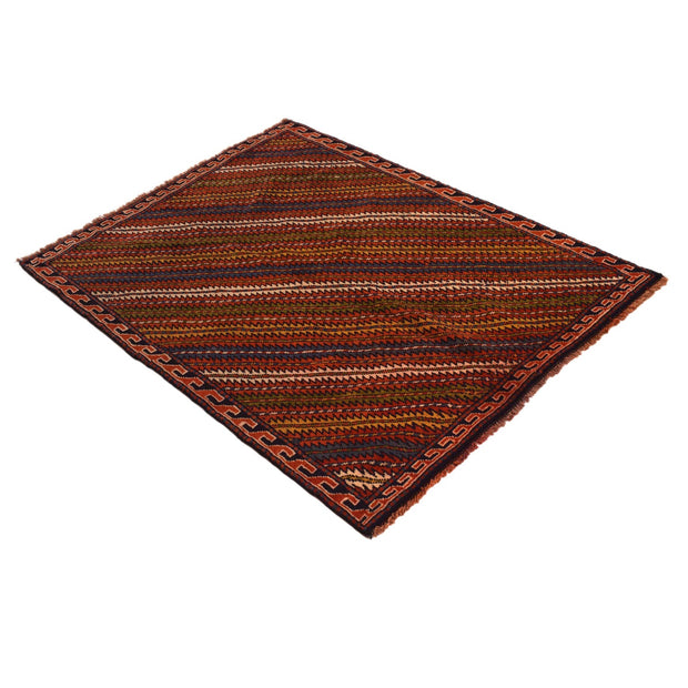 Tribal Baloch Rug 3' 5" x 4' 4" - No. AL60051