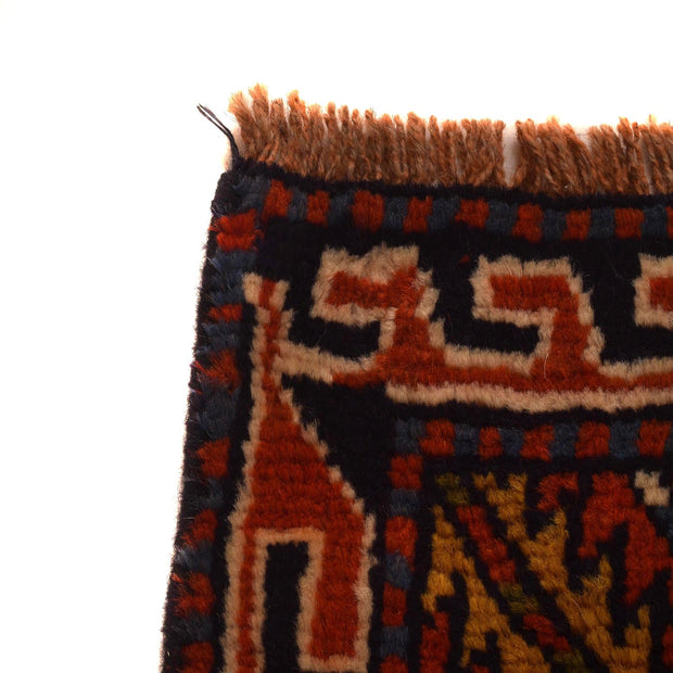 Tribal Baloch Rug 3' 5" x 4' 4" - No. AL60051