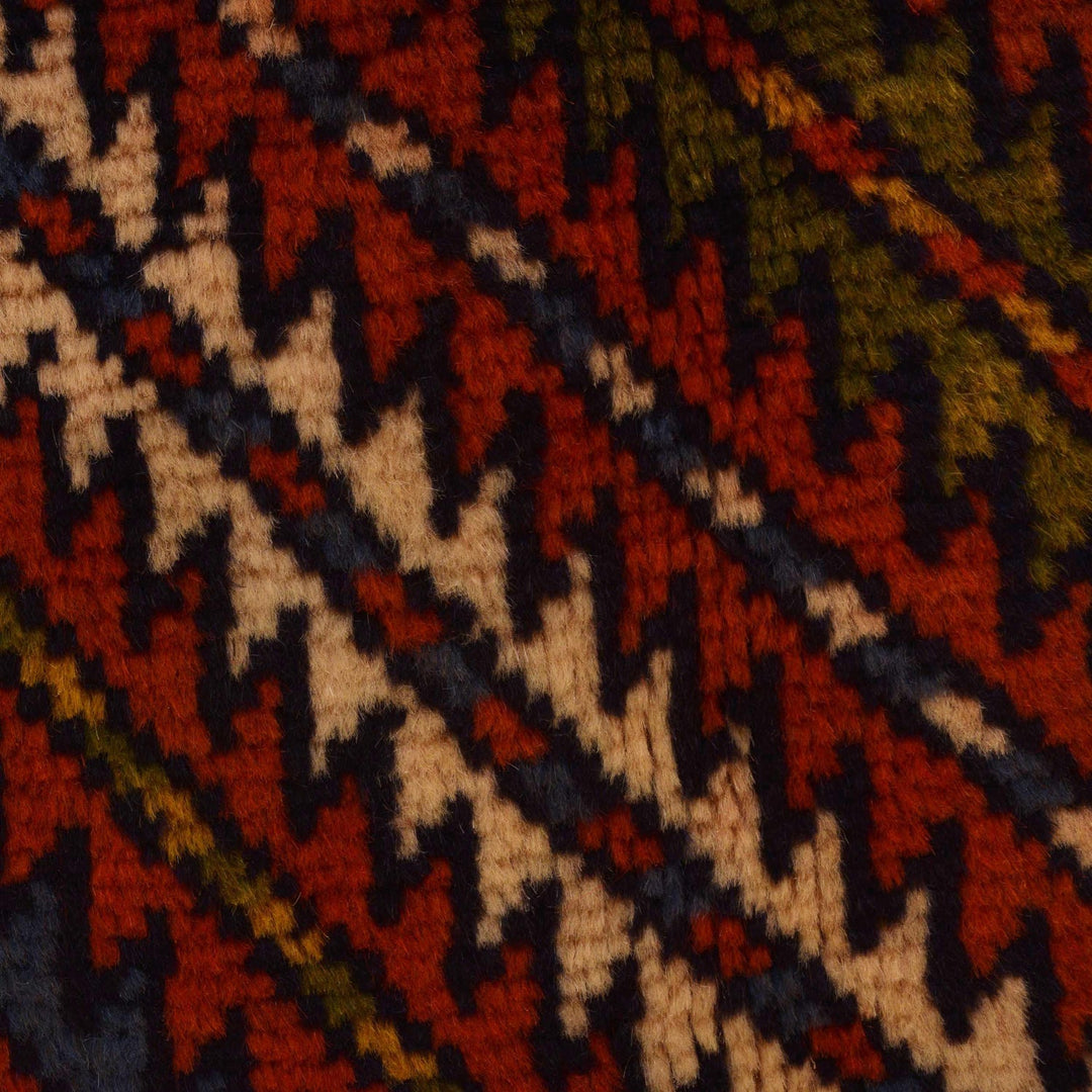 Tribal Baloch Rug 3' 5" x 4' 4" - No. AL60051