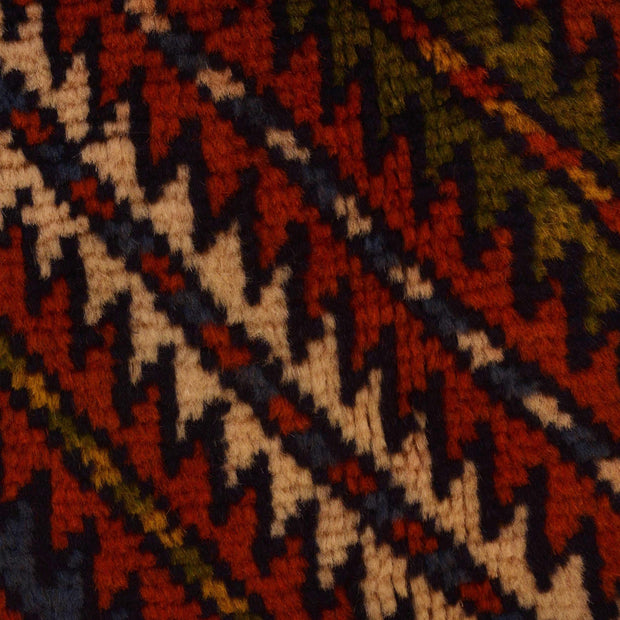 Tribal Baloch Rug 3' 5" x 4' 4" - No. AL60051